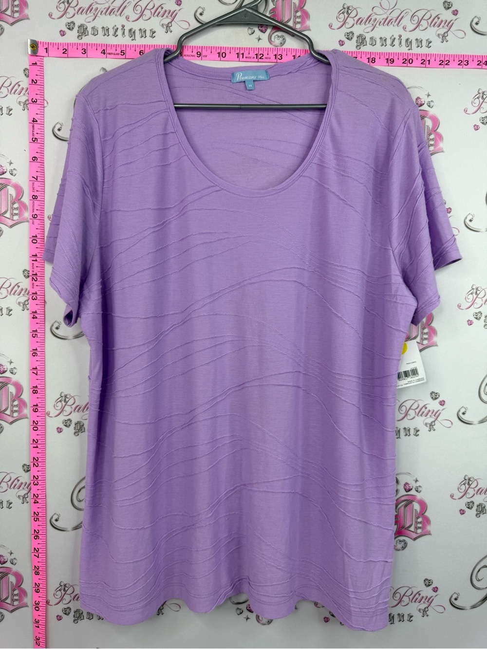Penmans tshirt Relaxed Scoop Neck Short Sleeve Tee - Lavender